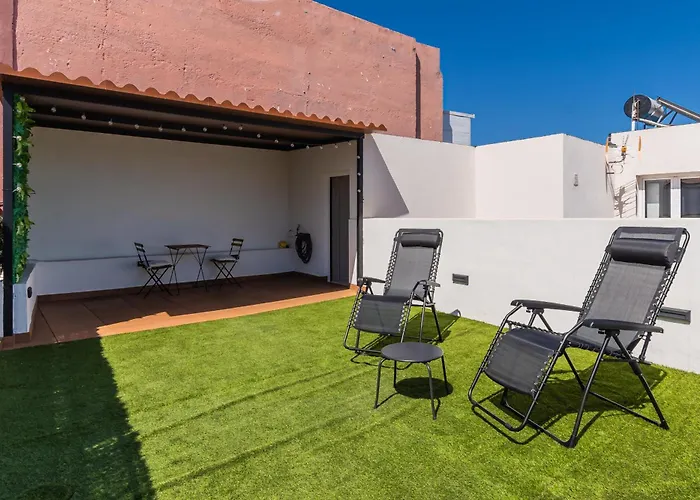 Modern Balcony House - Solarium Terrace - Parking * Arafo