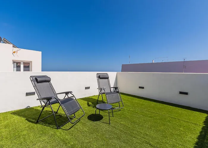 度假居 Modern Balcony House - Solarium Terrace - Parking Arafo